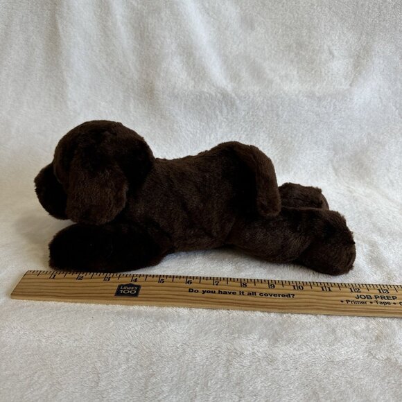 Brown Lab Retriever Puppy Plush Realistic Soft Floppy Stuffed Animal 12” - Picture 4 of 7